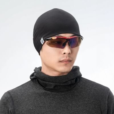 4. Rockbros YDM002 Mütze aus Tencel + Wolle, Einheitsgröße, Schwarz