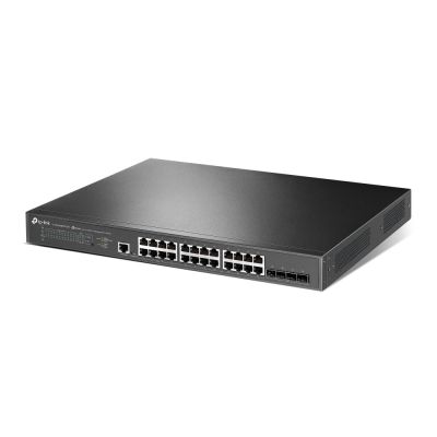 4. TP-Link JetStream TL-SG3428XPP-M2 Netzwerk-Switch, Managed L2+, 2,5-Gbit/s-Ethernet (100/1000/2500), PoE-fähig, 1 HE, Schwarz