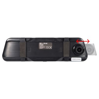6. BLOW VIDEORECORDER BLACKBOX DVR F610 SPIEGELBILDSCHIRM 10" + RÜCKFAHRKAMERA