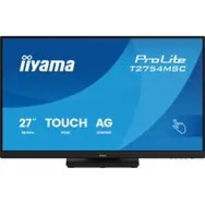 18. iiyama ProLite T2754MSC-B2AG Computermonitor 68,6 cm (27") 1920 x 1080 px Full HD LED-Touchscreen Mehrbenutzerfähig Schwarz