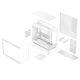 39. Gehäuse ASUS PRIME AP202 TG ARGB WHITE