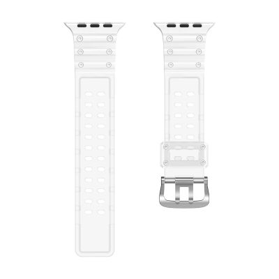 6. Strap Triple Protection für Apple Watch 38 / 40 / 41 mm Bandarmband - transparent