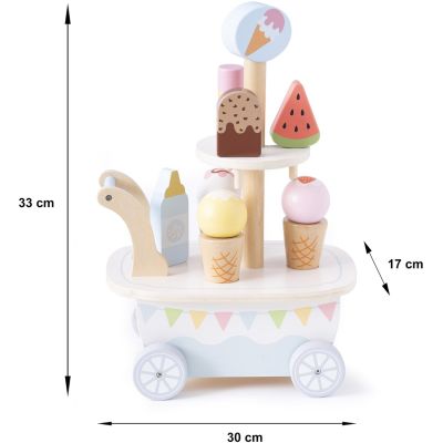 5. PROMIS TROLLEY, HOLZ-EISCREME-PARTY FÜR KINDER LD04