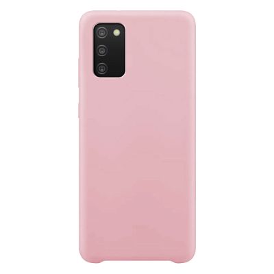 2. Silicone Case Flexibel Gummi Handyhülle Silikon Schutzhülle für Samsung Galaxy A03s rosa