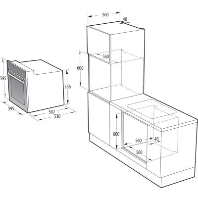 4. GORENJE BO6635E01BG Backofen