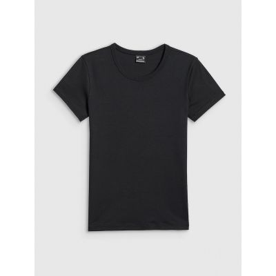 7. Damen-T-Shirt, schmal geschnitten, einfarbig, Größe 4F 4FRAW25TTSHF3623-20S