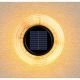 23. Solar-Scheibenlampe mit 28 LEDs zur Boden- oder Wandmontage