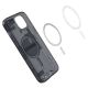 7. Spigen Ultra Hybrid Mag Case mit MagSafe für iPhone 15 Plus – Dunkelgrau (Zero One Pattern)