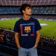 2. FC Barcelona Herren-Baumwoll-T-Shirt 5001CETST