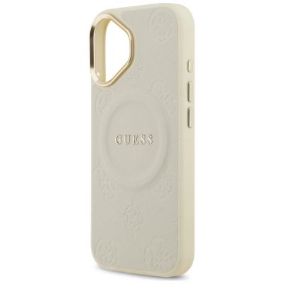 6. Guess Peony Hot Stamp MagSafe iPhone 17 Hülle - Beige