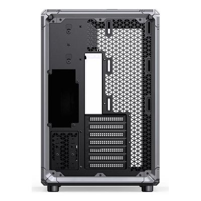 49. Jonsbo X400 PC-Gehäuse, Midi-Tower, ATX, gehärtetes Glas – grau