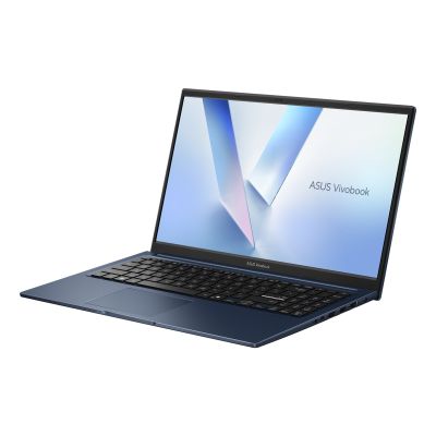 3. ASUS Vivobook 15 X1504MA-BQ203, Intel Core 5 320, 15,6" FHD IPS-Panel (60 Hz, 250 Nits), 16 GB DDR5-RAM, SSD, Intel-Grafik, WiFi 6 + Bluetooth, 720p-Kamera, 42 Wh Akku, kein Betriebssystem, leises Blau