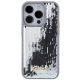 3. Guess Pailletten-Schriftzug-Metallgehäuse für iPhone 15 Pro Max – Silber