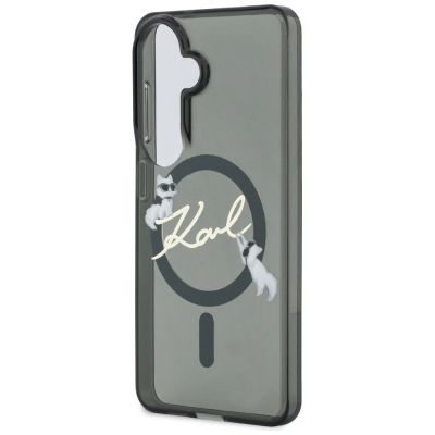 6. Karl Lagerfeld IML KC Script MagSafe Hülle für Samsung Galaxy S26 Plus - Schwarz