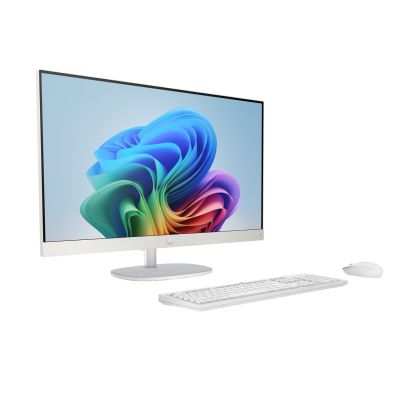 2. HP All-in-One 27-ct2004nw Ryzen AI 5 330 27,0" FHD IPS 300 Nits AG 16 GB DDR5 5600 SSD512 Radeon 820M 1080p-Kamera + IR Windows 11 Gehäuse Weiß/Hellgrau 2 Jahre