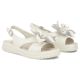 4. Beige Leder-Keilsandalen für Damen, Modell Filippo DS6965