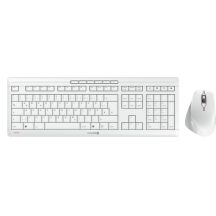 CHERRY JD-8550DE-0 Tastatur und Maus inklusive, kabellos, QWERTZ-Tastatur, Deutsch, Weiß, Heim-/Büro-Funkversion