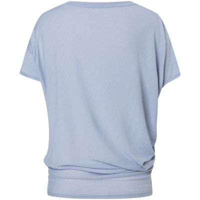 3. Damen-Kurzarmshirt SUPER.NATURAL W YOGA LOOSE TEE, blau