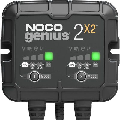 2. GENIUS2X2 4A 2-Bank-Akkuladegerät
