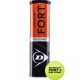 Dunlop Fort Clay Court Tennisbälle 4 Stück 601613
