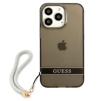 3. Guess GUHCP13LHTSGSK iPhone 13 Pro / 13 6,1" schwarz/schwarz Hardcase Translucent Stap
