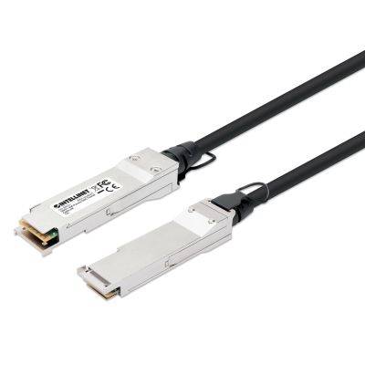 2. Intellinet 508513 InfiniBand/Glasfaserkabel 2 m QSFP+ Schwarz, Silber