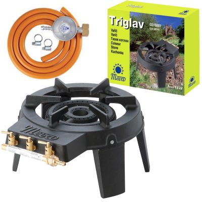 TRIGLAV 9 kW 3-Flammen-Industriegasherd
