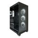 8. LC-Power LC-715B-ON Midi-Tower-Computer-Sicherheitshalterungen Schwarz