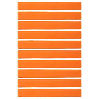Flache Spielfeldmarkierungen - Streifen 51x6cm 10 Stück leuchtend orange SMJ Sport ZPP-O
