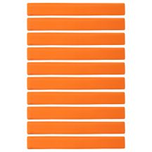 Flache Spielfeldmarkierungen - Streifen 51x6cm 10 Stück leuchtend orange SMJ Sport ZPP-O