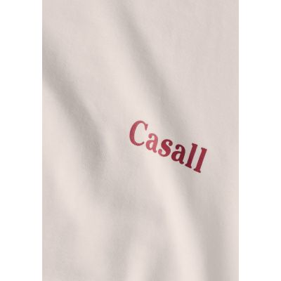 3. Casall Damen Oversized T-Shirt aus Baumwollmischung, Weiß