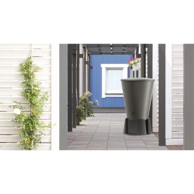 5. Regenwassertank Smooth 210L Waldgrün