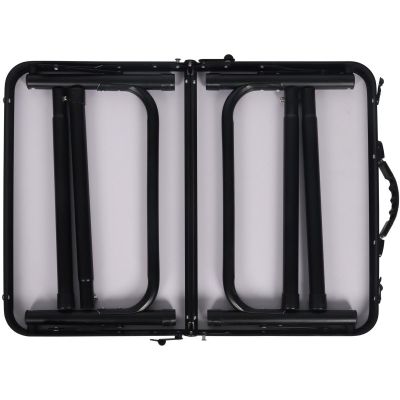 22. Klappbarer Campingtisch 60 x 45 x 25/56 cm Blume