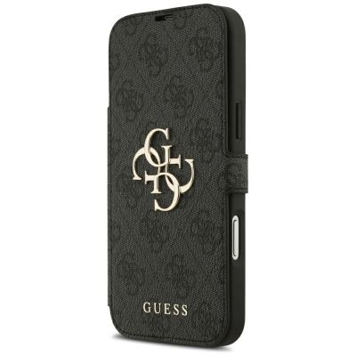 2. Guess Book 4G Metall-Logo-Hülle für iPhone 18 Pro Max / 17 Pro Max – Schwarz