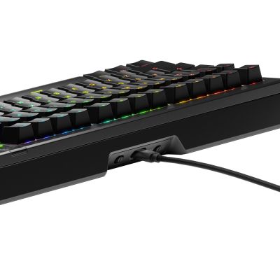 3. Glorious Gaming GMMK 3 PRO 75% vorgefertigte USB-Tastatur QWERTY US-Englisch Schwarz