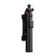 7. Selfie-Stick WC13YDS Teleskopstativ 1,3 m mit Doppellampe und Telefonhalter – Schwarz