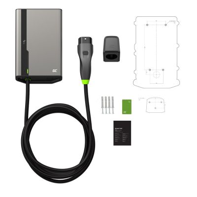 6. Green Cell HabuDen Wanddose 22kW 32A - 7,5m Kabel mit NFC