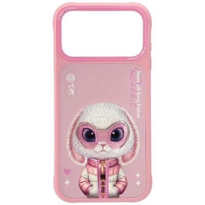 Nimmy Cool&Cute 2.0 Kaninchen-Hülle für iPhone 17 Pro – Rosa