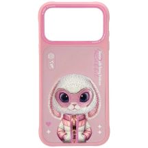 Nimmy Cool&Cute 2.0 Kaninchen-Hülle für iPhone 17 Pro – Rosa
