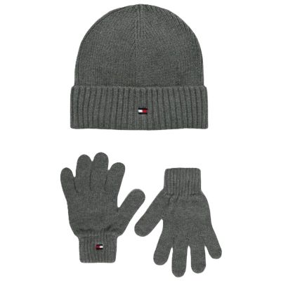 6. Tommy Hilfiger Jr Mütze und Handschuhe AU0AU01087