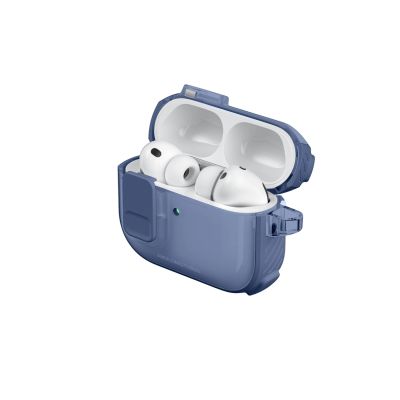 11. AmazingThing Titan Pro Mag Hülle, transparent, für AirPods Pro 3 - Blau