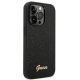 4. Guess Glitter Script Case für iPhone 14 Pro - Schwarz