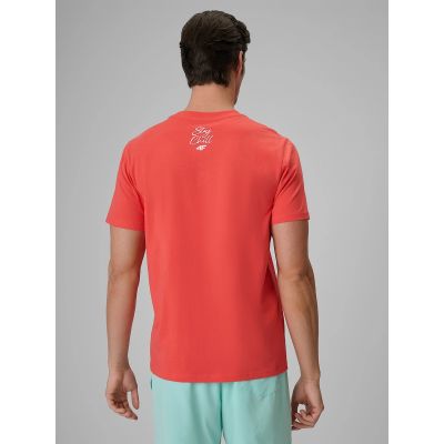 2. Herren-T-Shirt mit Aufdruck, regulär, Größe 4F 4FRSS26TTSHM4304-63S
