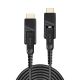 LINDY Micro-HDMI Hybrid-Glasfaserkabel 18G 10m