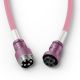 5. Glorious Gaming GLO-KB-ACC-CBL-COIL-PPNK Tastatur-/Mauskabel, Pink, 1,4 m