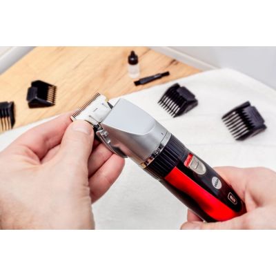 3. ELDOM Haarschneidemaschine MG10U CROPER mit Akku- und Netzbetrieb, 4 Friseuraufsätze