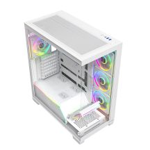 MODECOM VOLCANO STELLAR PLUS ARGB MIDI 8F WEISSES GEHÄUSE