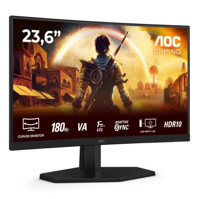 2. AOC G4 C24G42E Computermonitor 59,9 cm (23,6 Zoll) 1920 x 1080 Pixel Full HD LED Schwarz, Rot