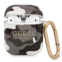 Guess GUA2UCAMG AirPods Cover Black/Black Camo Collection