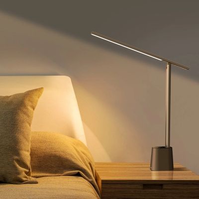 9. Baseus Smart Eye kabellose LED-Schreibtischlampe mit Akku 2200 mAh grau (DGZG-0G)